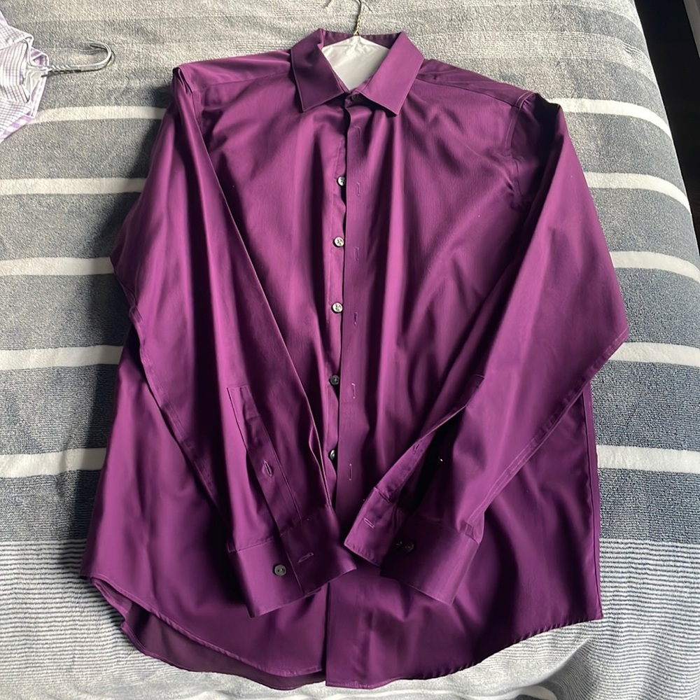 Maroon dress shirt - Picture 1 of 3